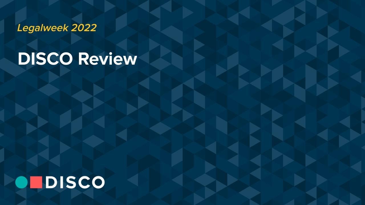 DISCO Review