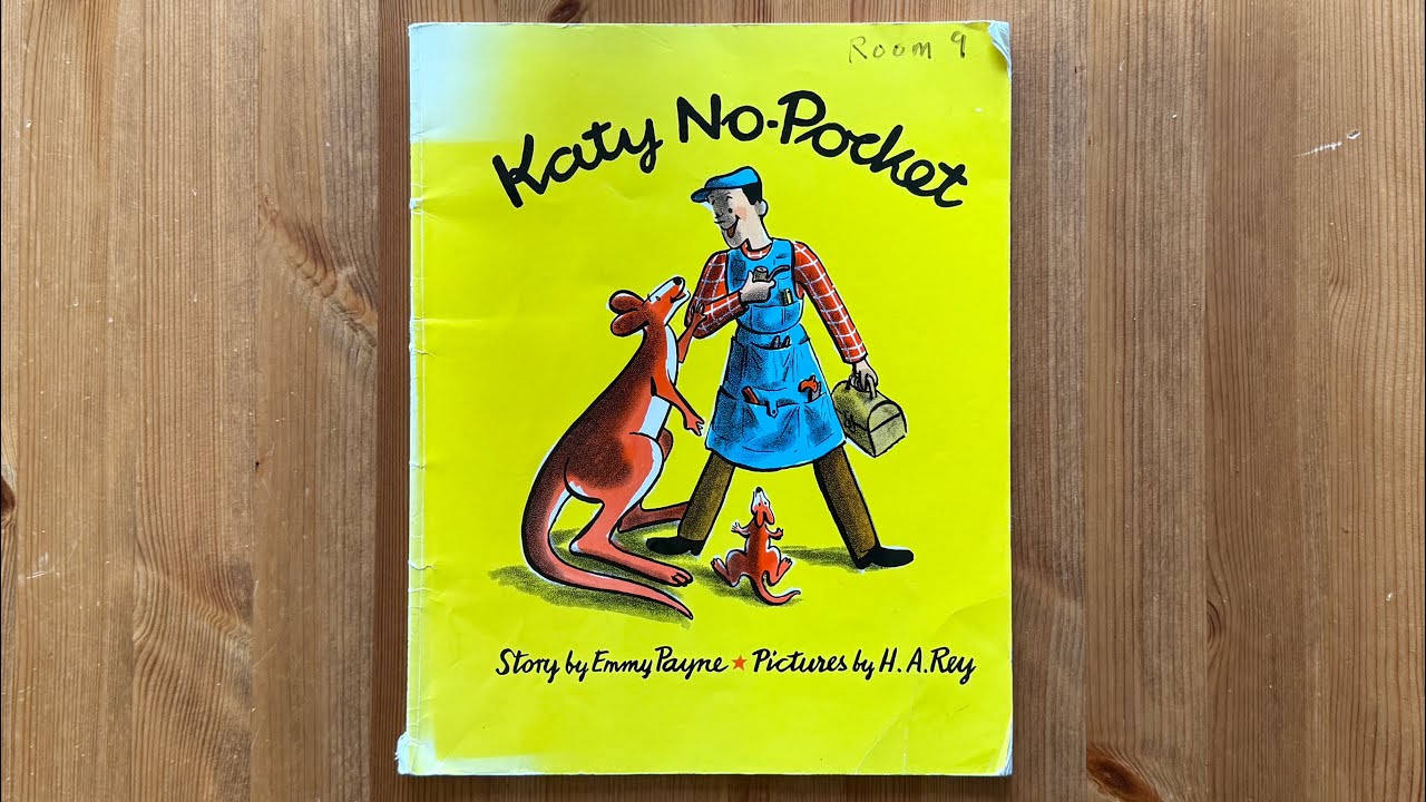 Ash reads Katy No-Pocket by Emmy Payne illustrated by H. A. Rey