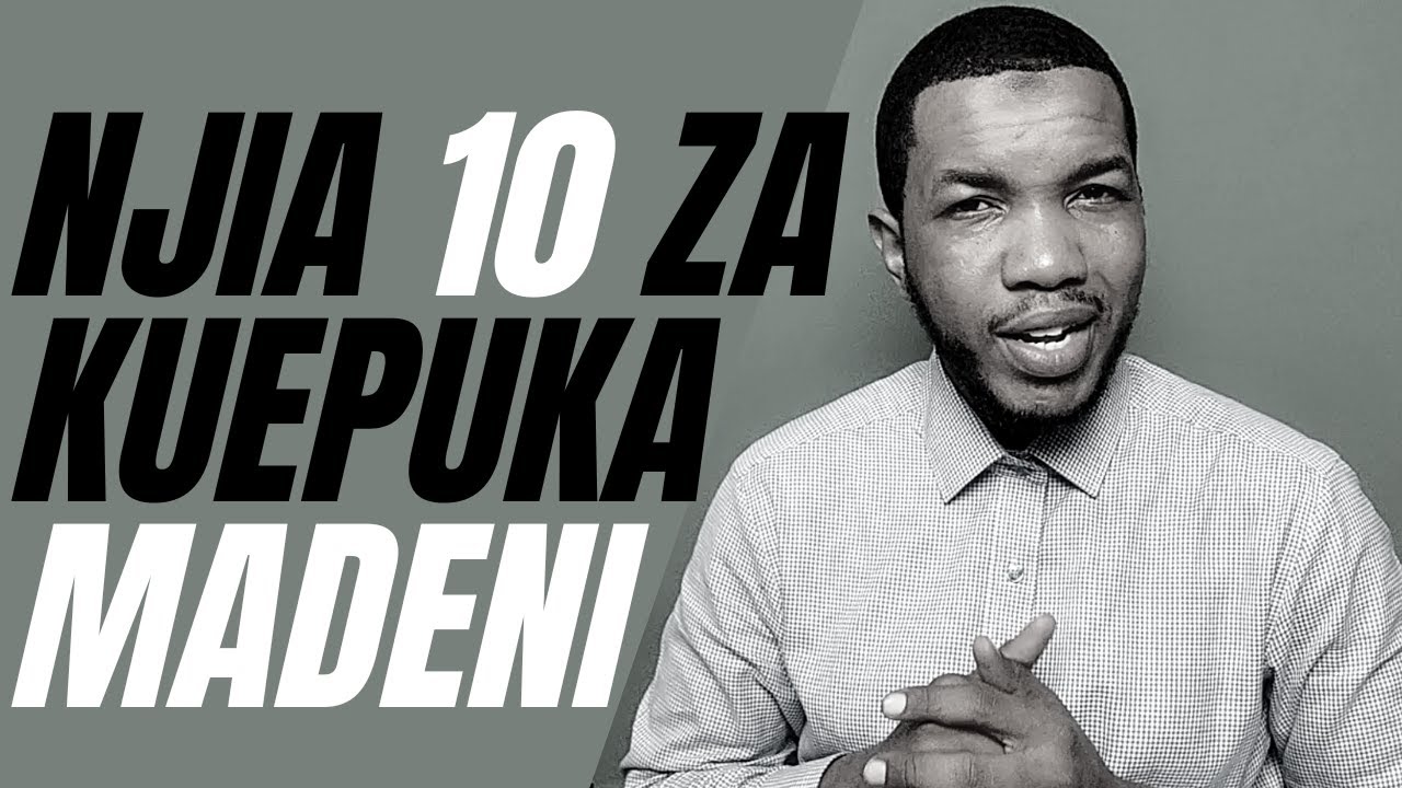 NJIA 10 ZA KUEPUKA MADENI | Ezden Jumanne