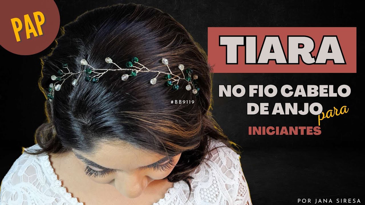 TIARA no cabelo de anjo FÁCIL e LUCRATIVA para INICIANTES , wire copper, tutorial