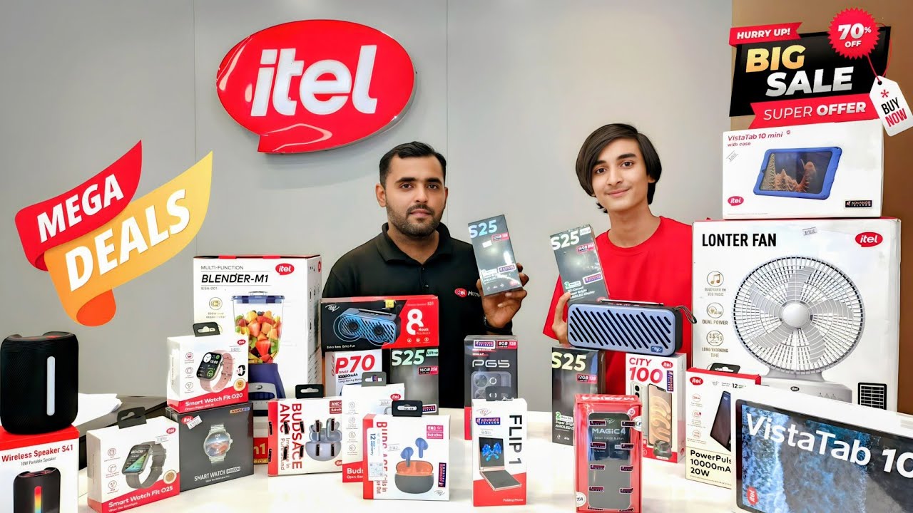 “Crazy Itel Mega Sale 🔥 Best Smartphones & Gadgets 2025”