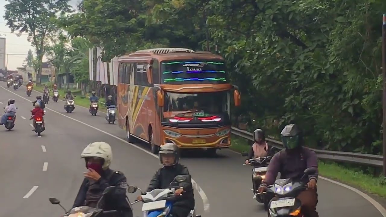 Mudik2026.bus Akap mulai putar balik menjemput para pemudik #wonogiri