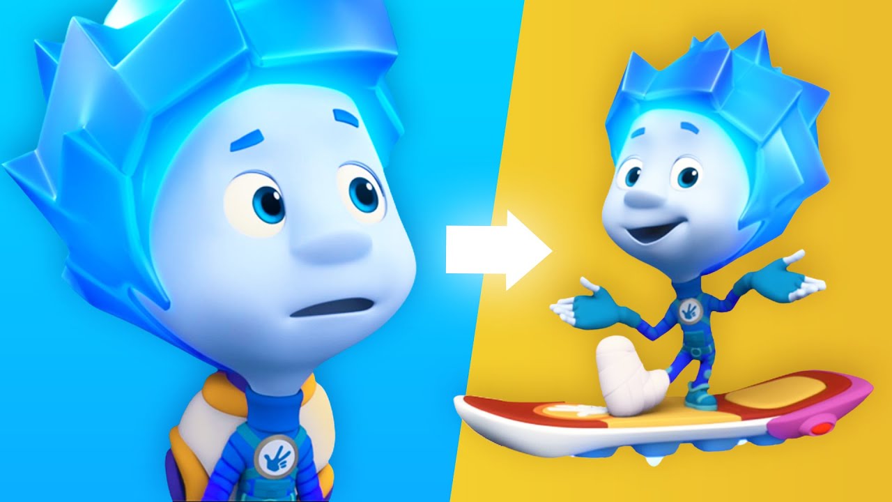 What happened to Nolik's leg? | The Fixies | Animation for Kids
