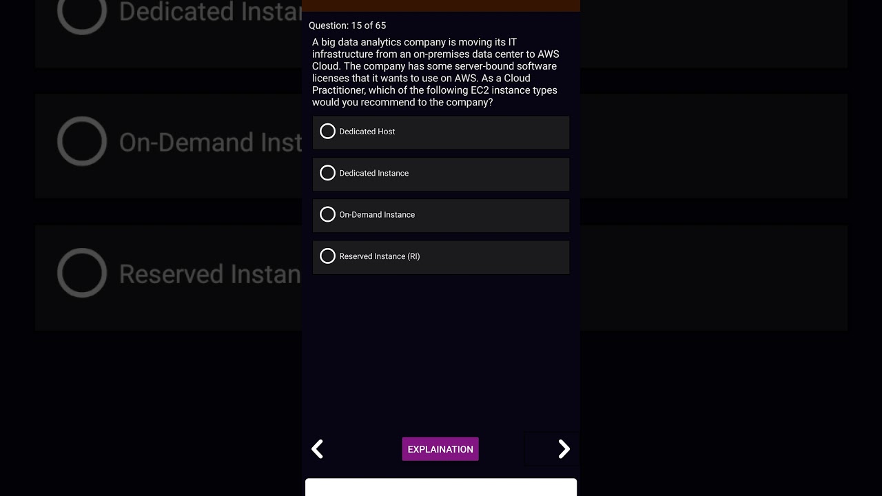 AWS Certified Cloud Practitioner (CLFC02) Exam Question- PT1Q15 #aws #awsexam #awscloudpractitioner