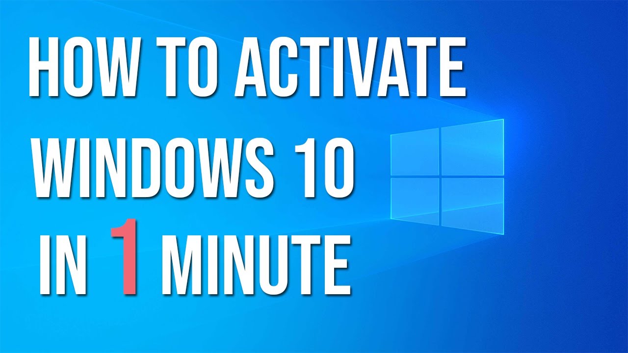 Как навсегда активировать Windows 10 за 1 МИНУТУ