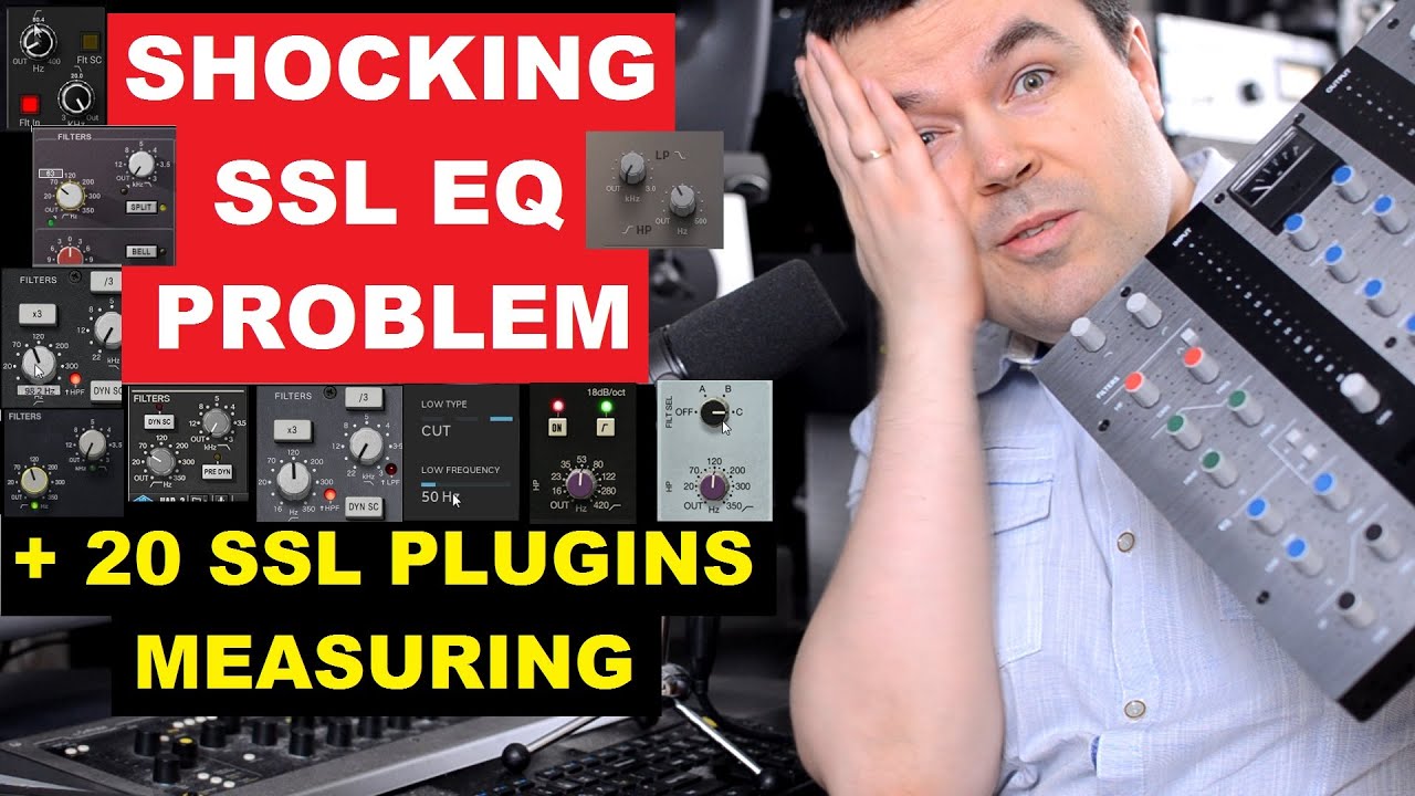 Shocking SSL EQ Issue - 20 SSL Channel Strip Plugins Measuring