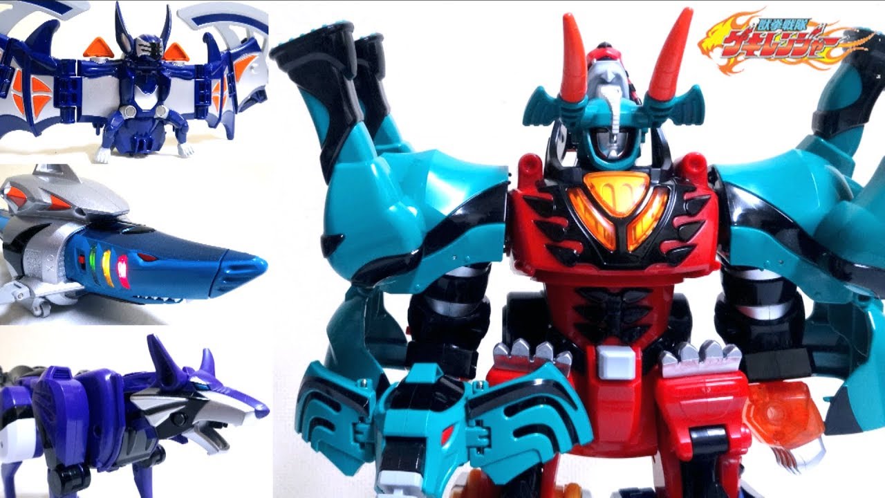 【獣拳戦隊 ゲキレンジャー】ゲキワザ・来来獣！DX 獣拳合体シリーズ01〜4 ヲタファの歴代戦隊ロボレビュー / 【Gekiranger】DX Geki beast 01-04 review