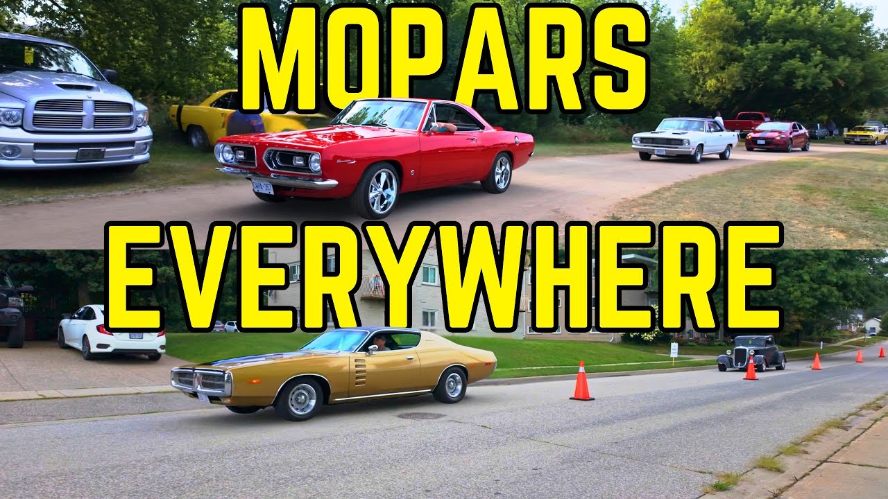 Moparfest Roll-Ins | Масштабное прибытие автомобилей Mopar на автошоу 2025 года