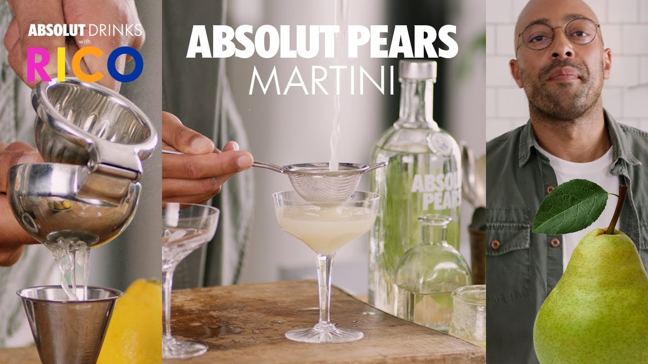 The Pears Martini | Absolut Pears | Absolut Drinks With Rico