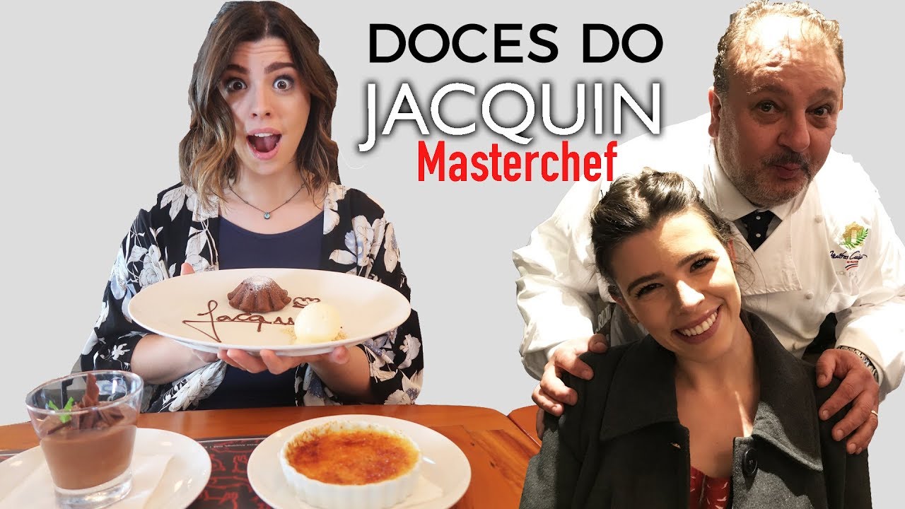 EXPERIMENTANDO AS SOBREMESAS DO JACQUIN - Masterchef  | TPM, pra que te quero?
