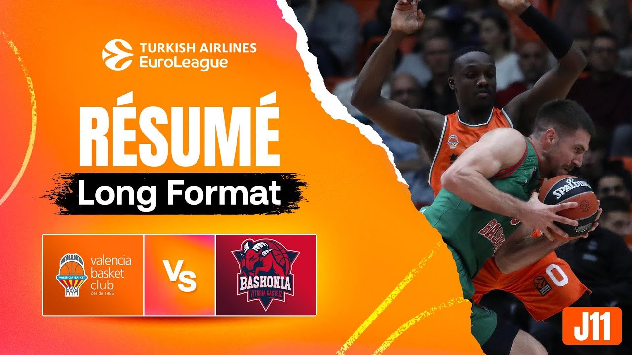 Valence vs Baskonia - Résumé long format - EuroLeague J11