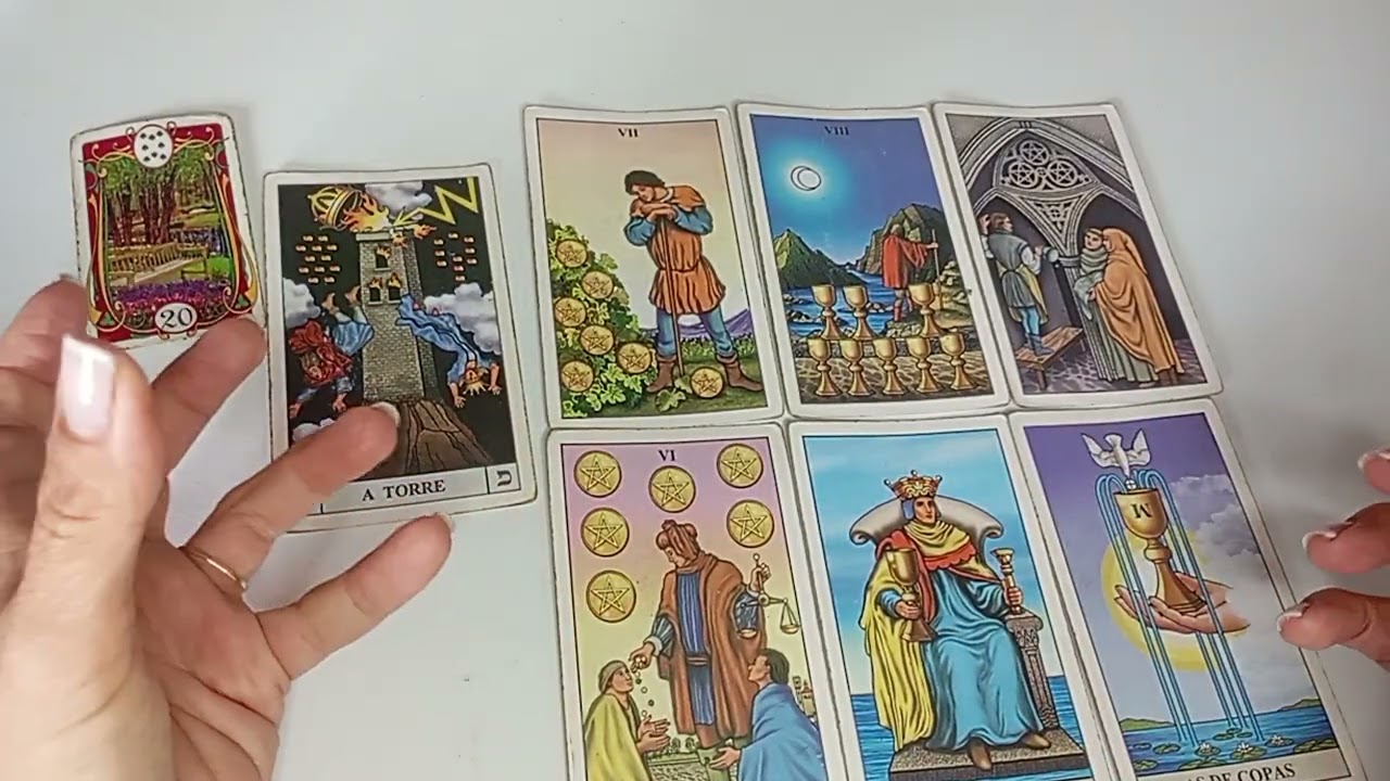 🔮🍀ENERGIA DELE/A em 7 CARTAS 🌟 TAROT 🙏🔑