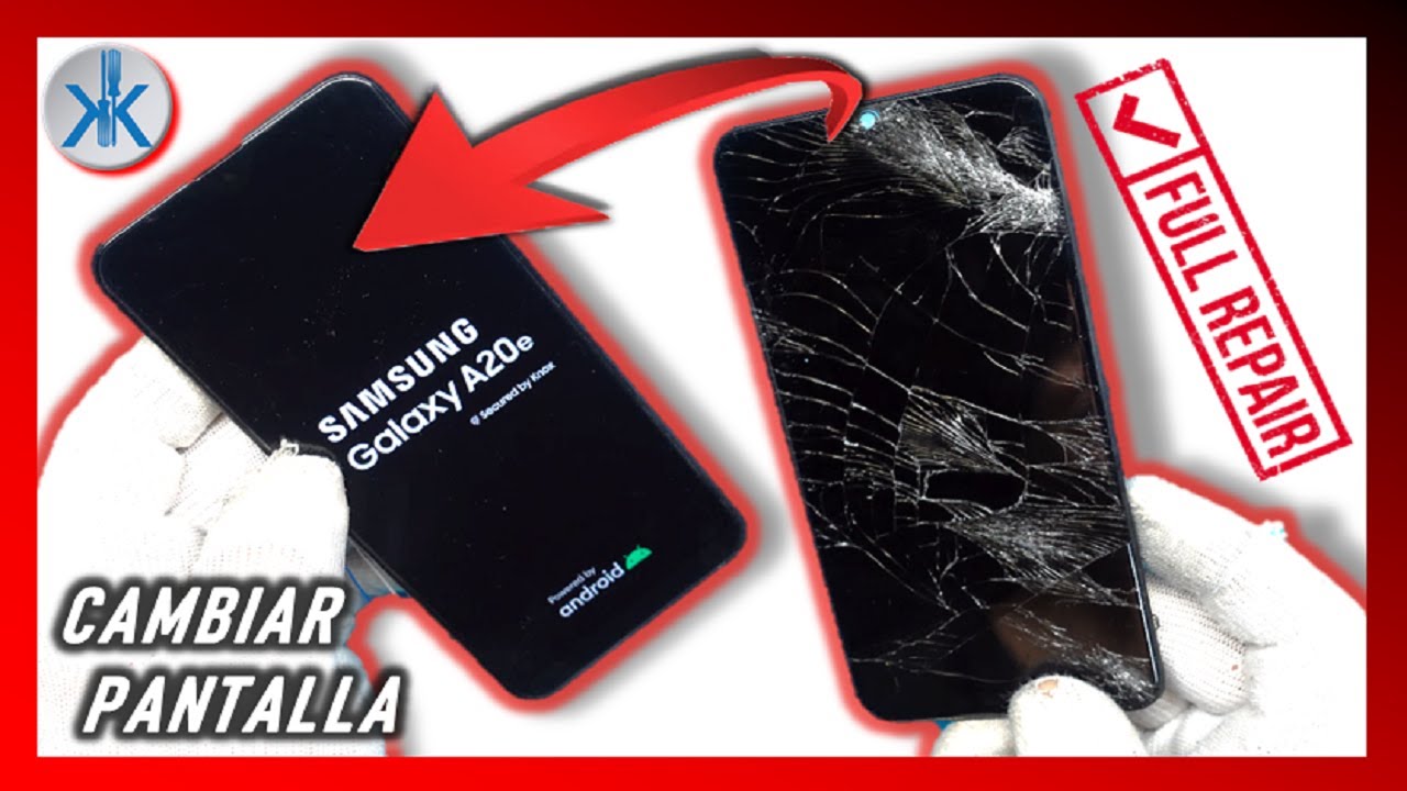 👍 Samsung A20e COMO CAMBIAR PANTALLA, how to change screen