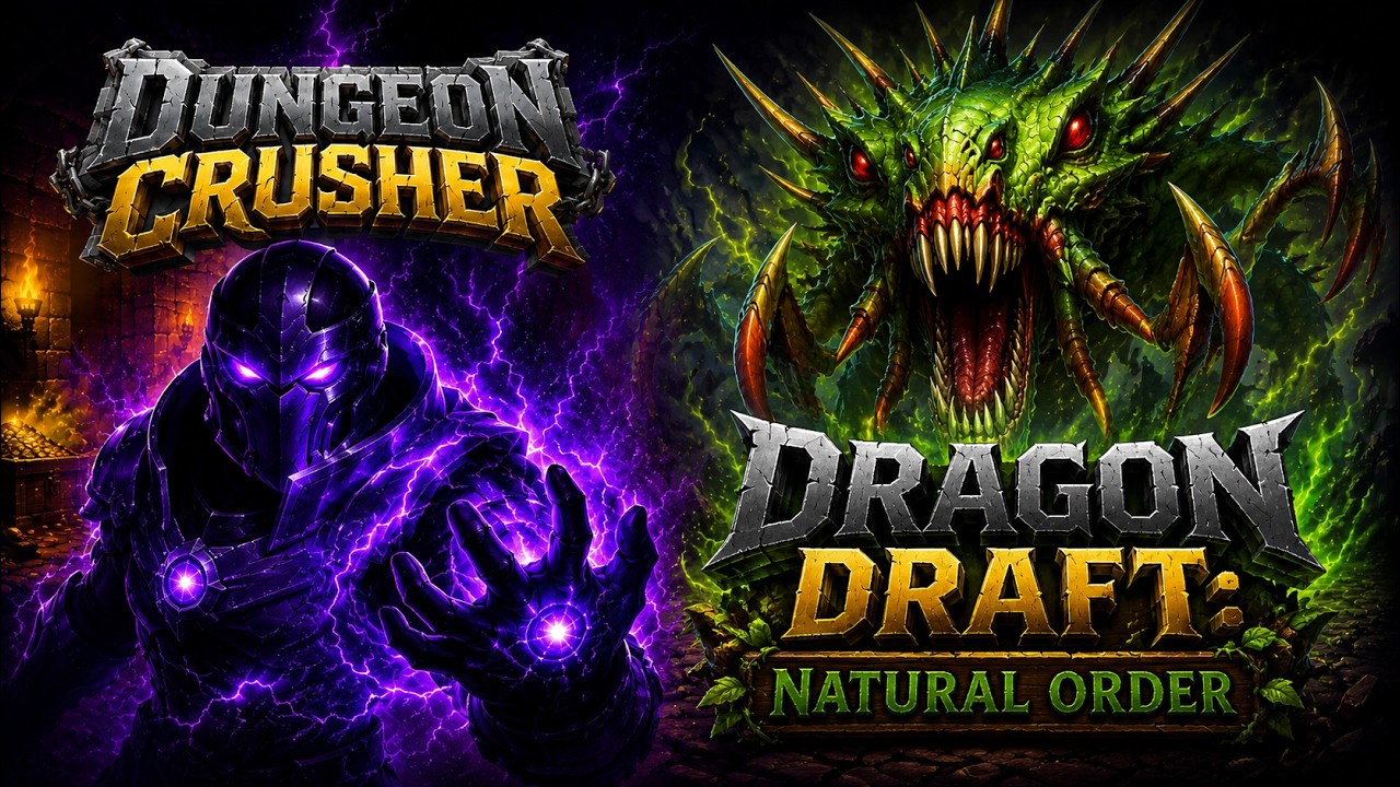 Dungeon Crusher: Dragon Draft's gameplay, season Natural Order day 4!