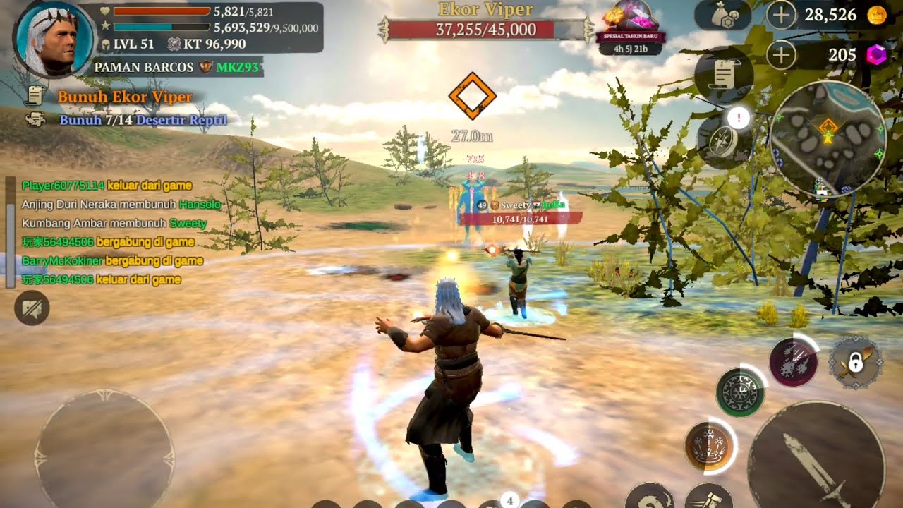 Evil Lands - MMORPG Adventure Against The Viper Tail Monster