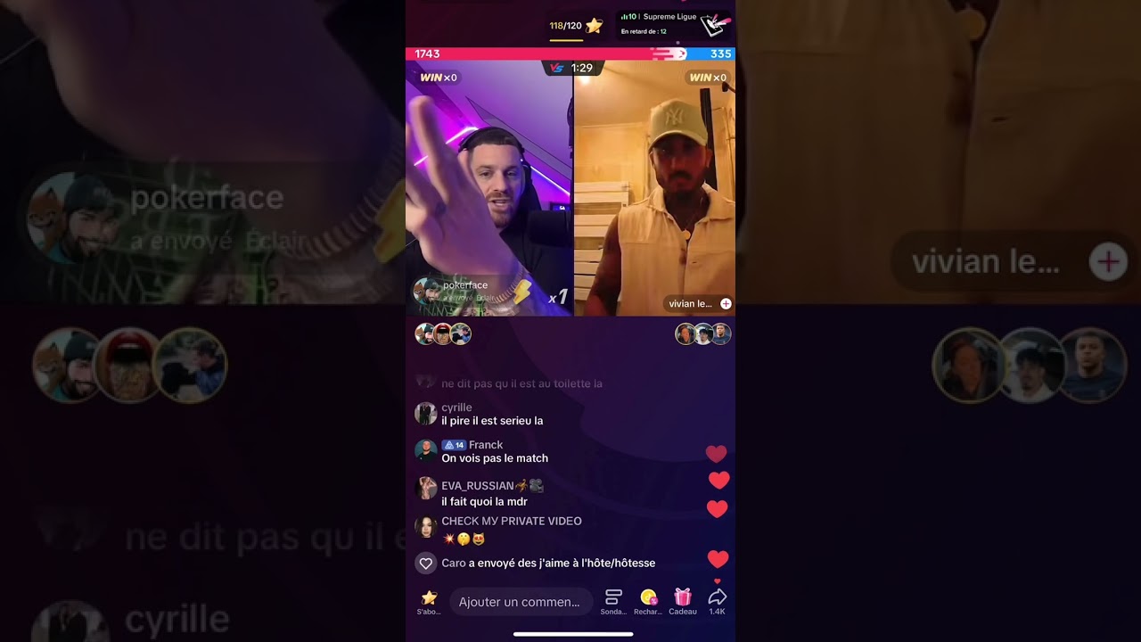 Vivian et Raphoupeps lave leur linge sale en direct sur tiktok