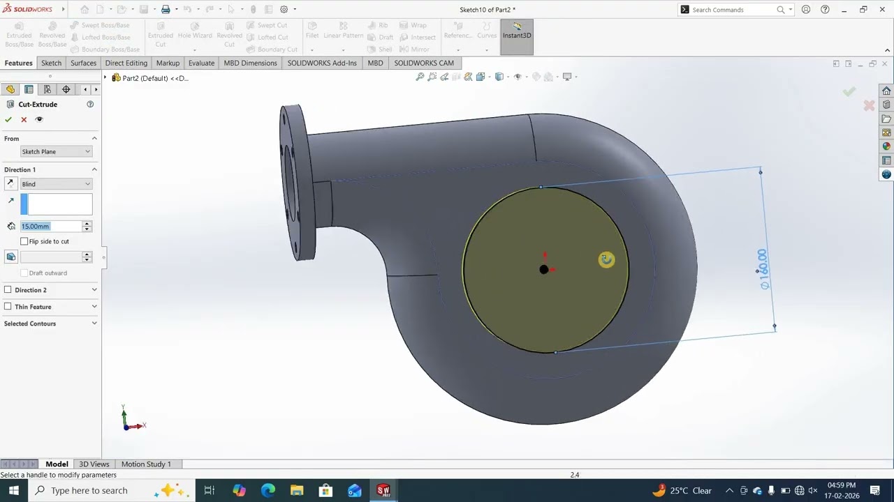 3D Part in solidworks #automobile #autocadblocks #solidworkssoftware #solidworkstutorial #auto