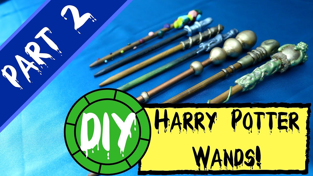 DIY: Harry Potter Wand Tutorial - Part 2 - 7 Easy Wand Ideas