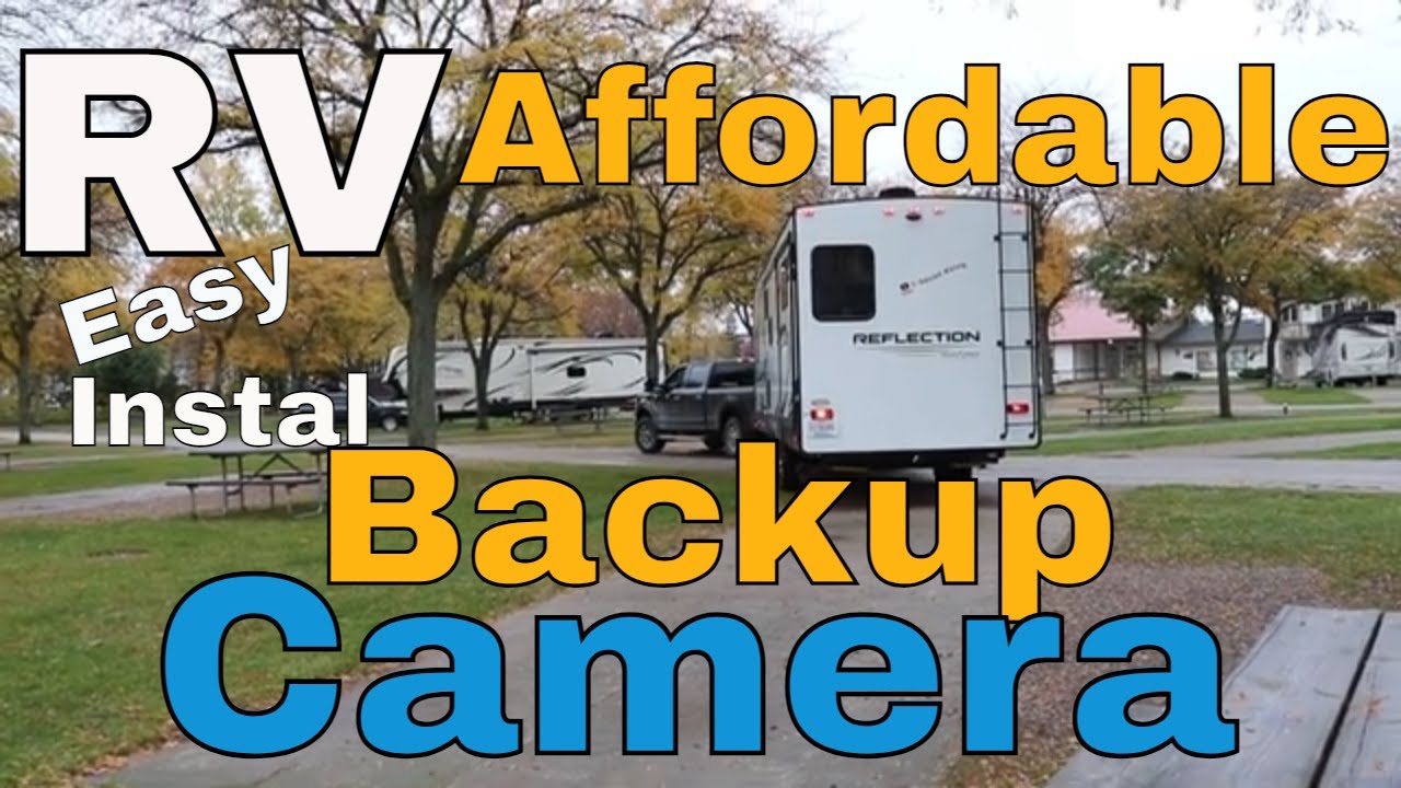 RV Back up Camera Instal