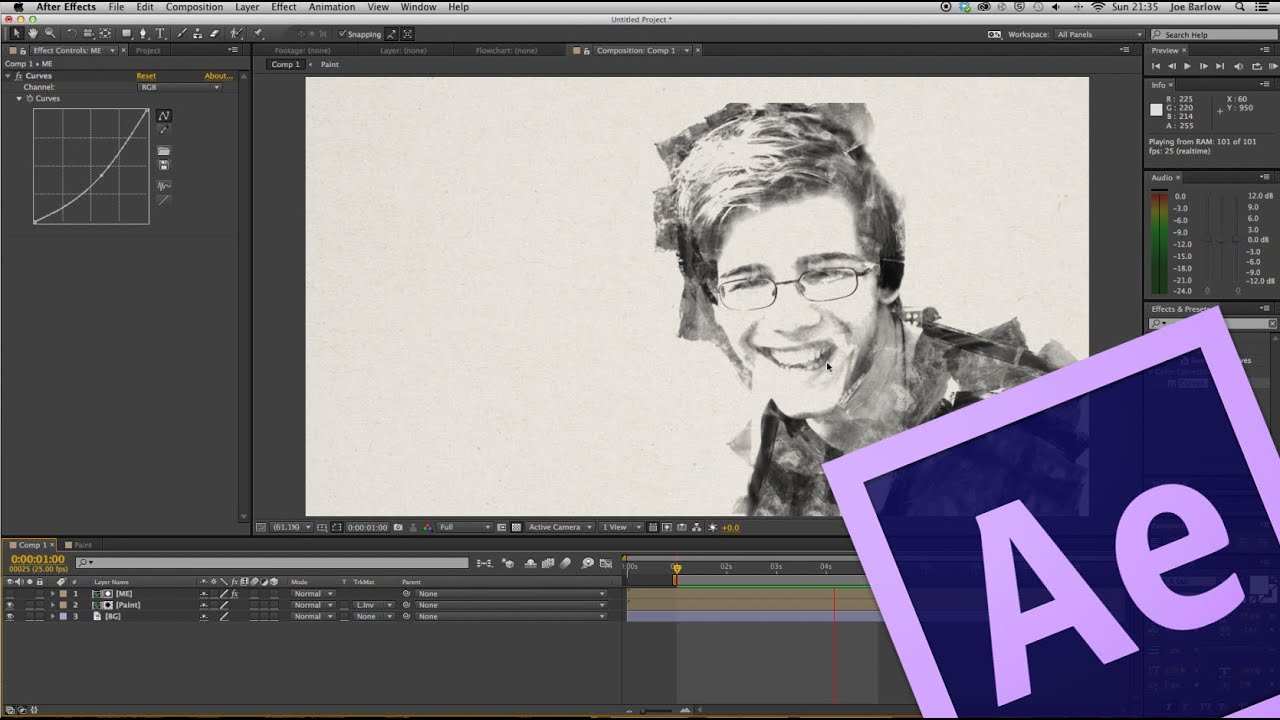 After Effects Tutorial: Picture to Painting