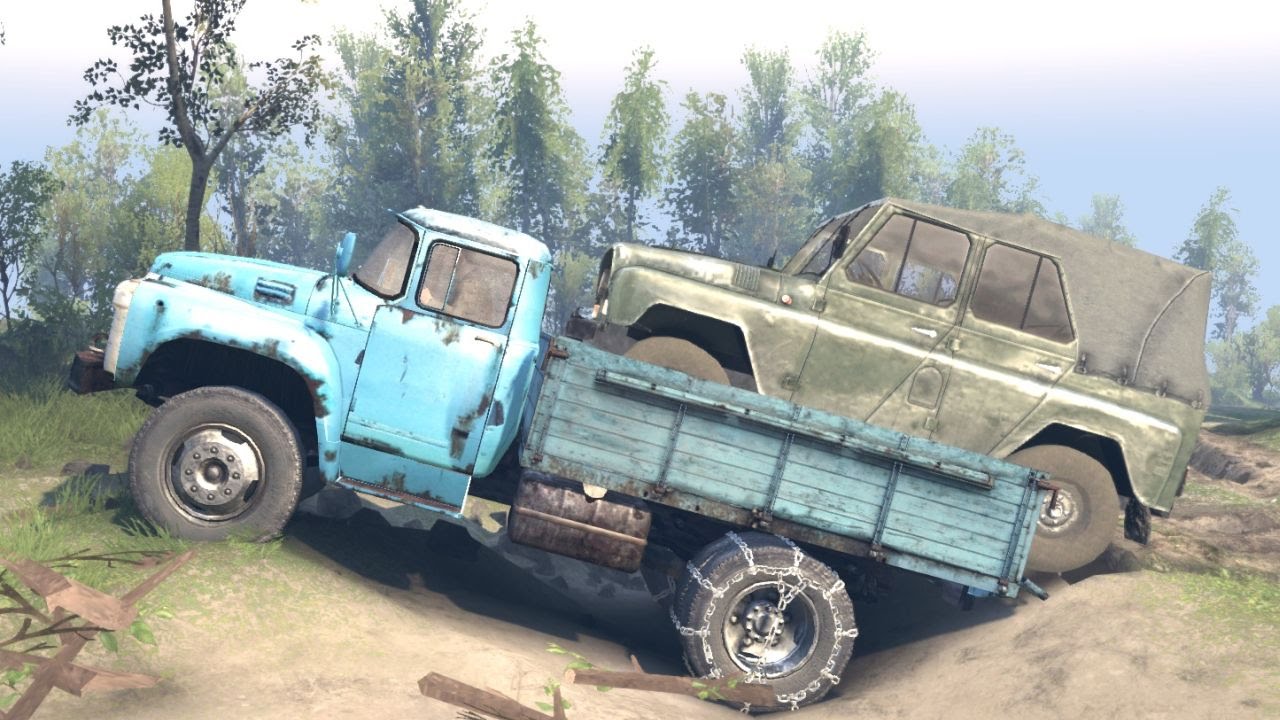 SPINTIRES - Loading and Transporting the A 469 Jeep