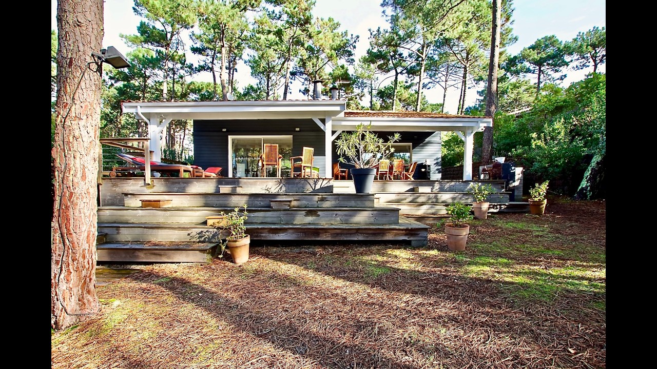 Piraillan - Villa en bois avec dépendance #Piraillan #capferret #maisonavendre #gironde #immobilier