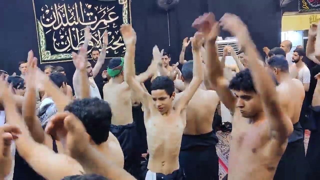 موشح مع نزله للرادود أمير العارضي في موكب شباب علي بن الحسين استشهاد الامام العسكري8 ربيع اول 1447ه‍