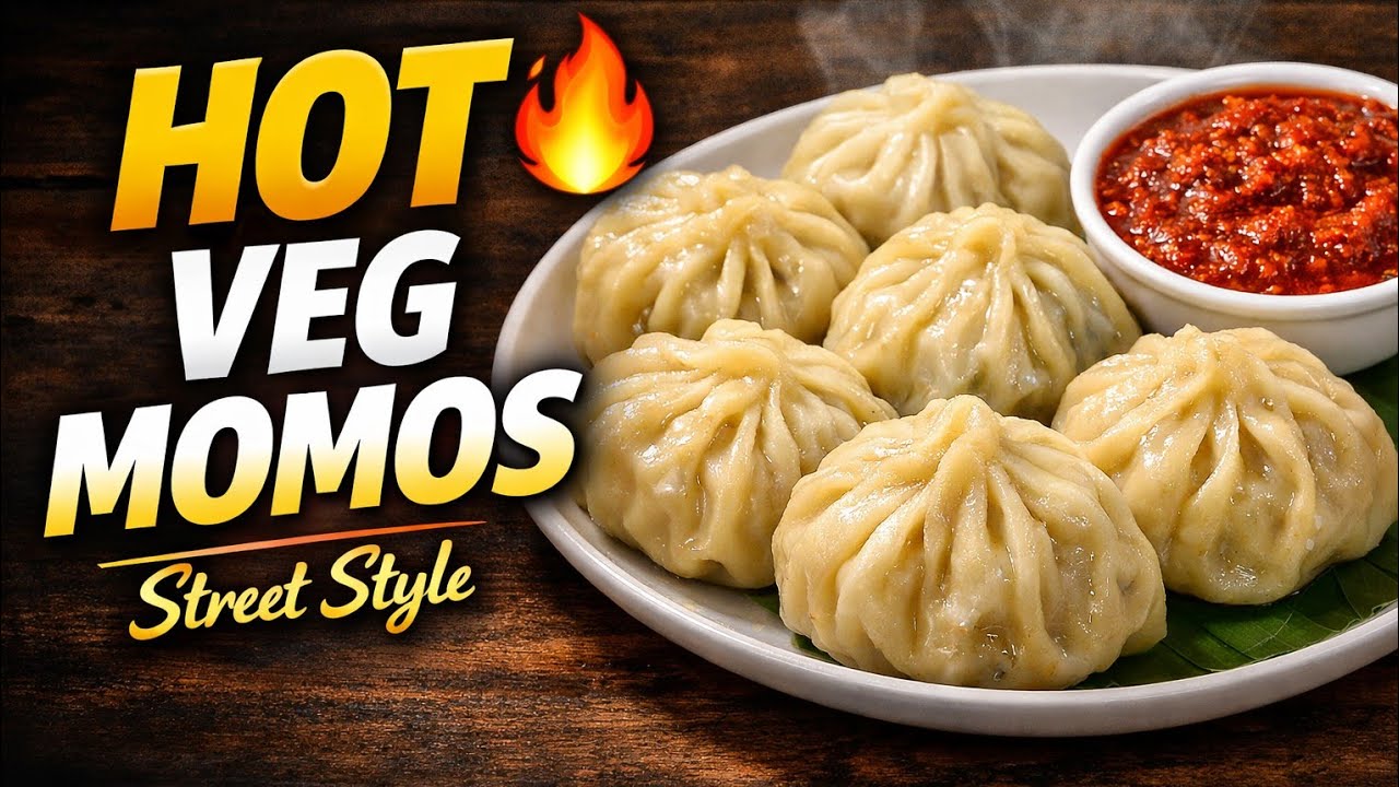 😋 Perfect Veg Momos at Home | Market Jaisa Taste | Steamed Momos Recipe 🥟🔥