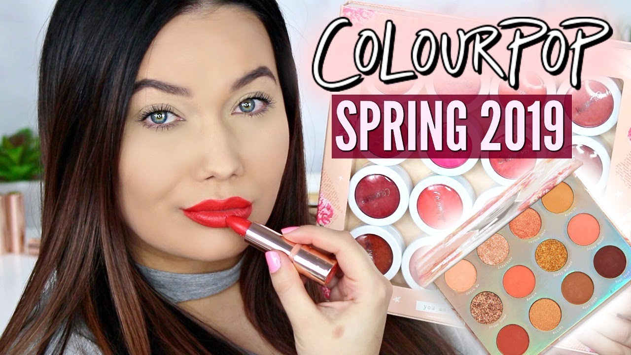 COLOURPOP Spring Sweet Talk Collection REAL FACE SWATCHES!