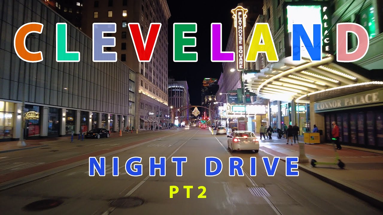 Cleveland, Ohio | Night Drive - 4K | Pt 2