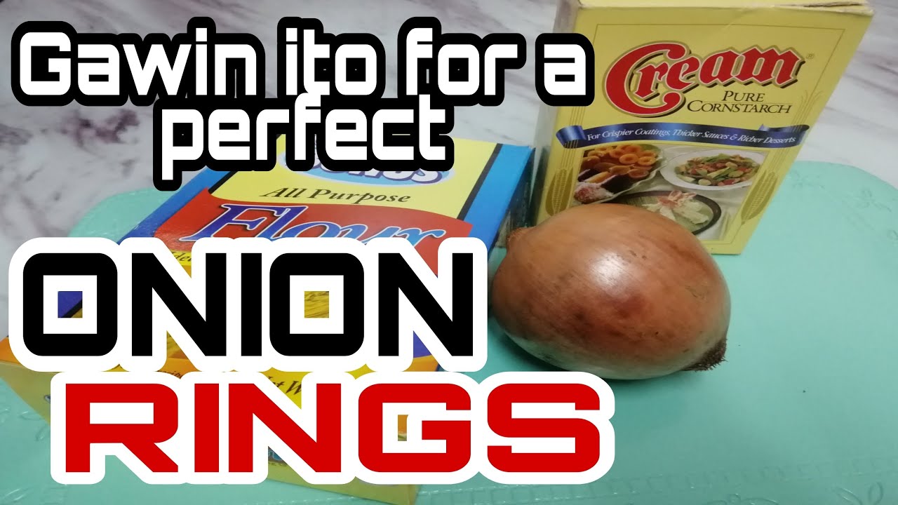 ONION RINGS QUICK & EASY | PERFECT CRISPY FRIED ONION RINGS | Papski Edong TV