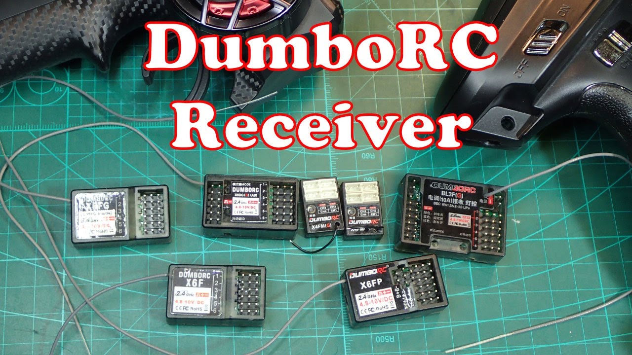 DumboRC receivers for X6PM-350, X4, X5 and X6 radios