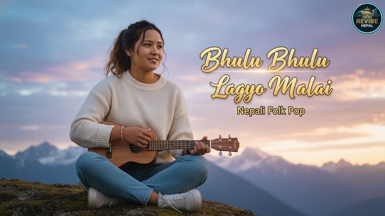 Bhulu Bhulu Lagyo Malai (Sapani Ma) - Blues Ukulele Cover | Female Version | 1974 AD