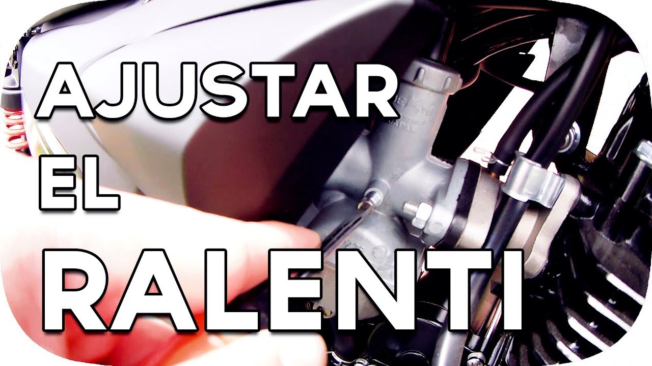 AJUSTANDO  EL RALENTI  DE LA MOTO | REVOLUCIONES M&Iacute;NIMAS DEL MOTOR
