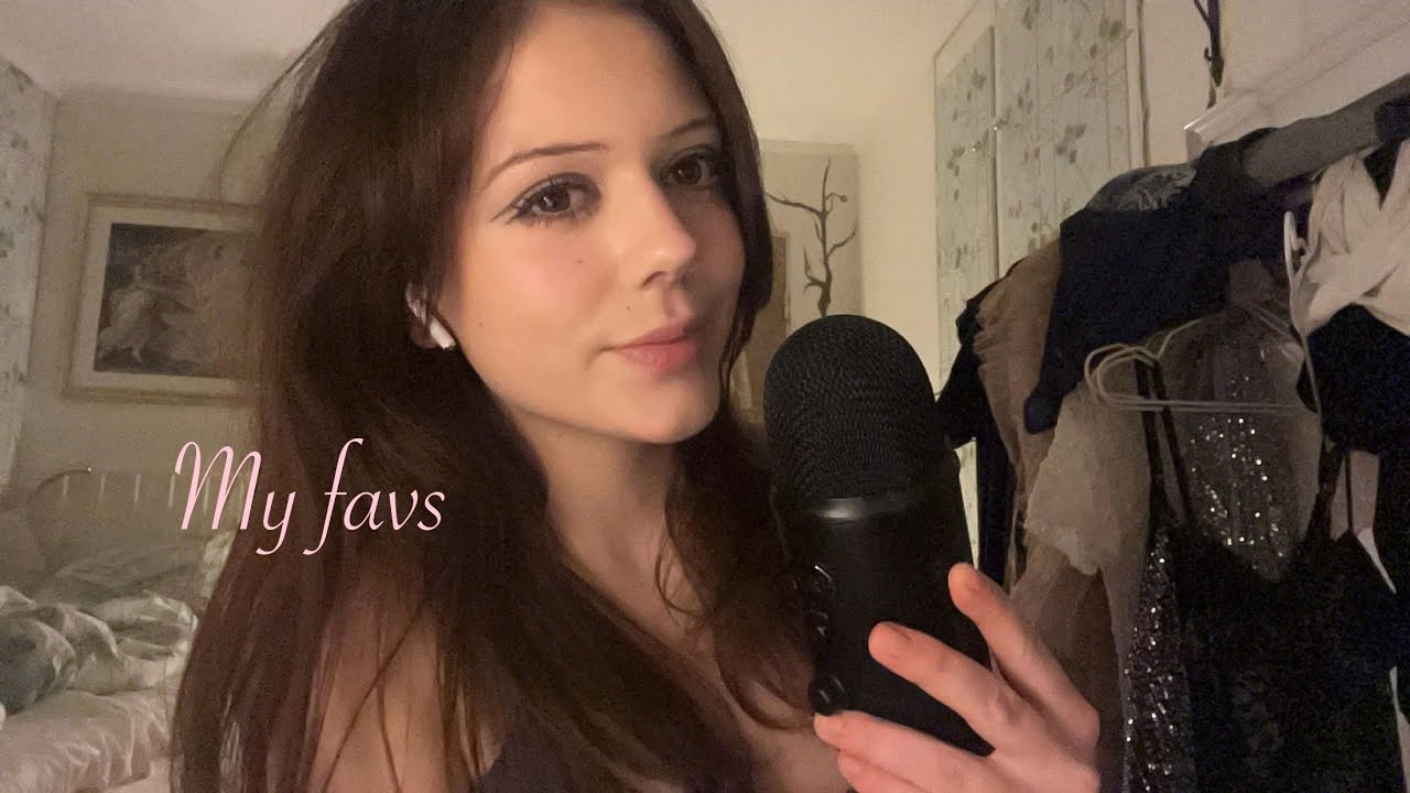 Asmr~Close up whispers about my favorite ASMRts💗💗