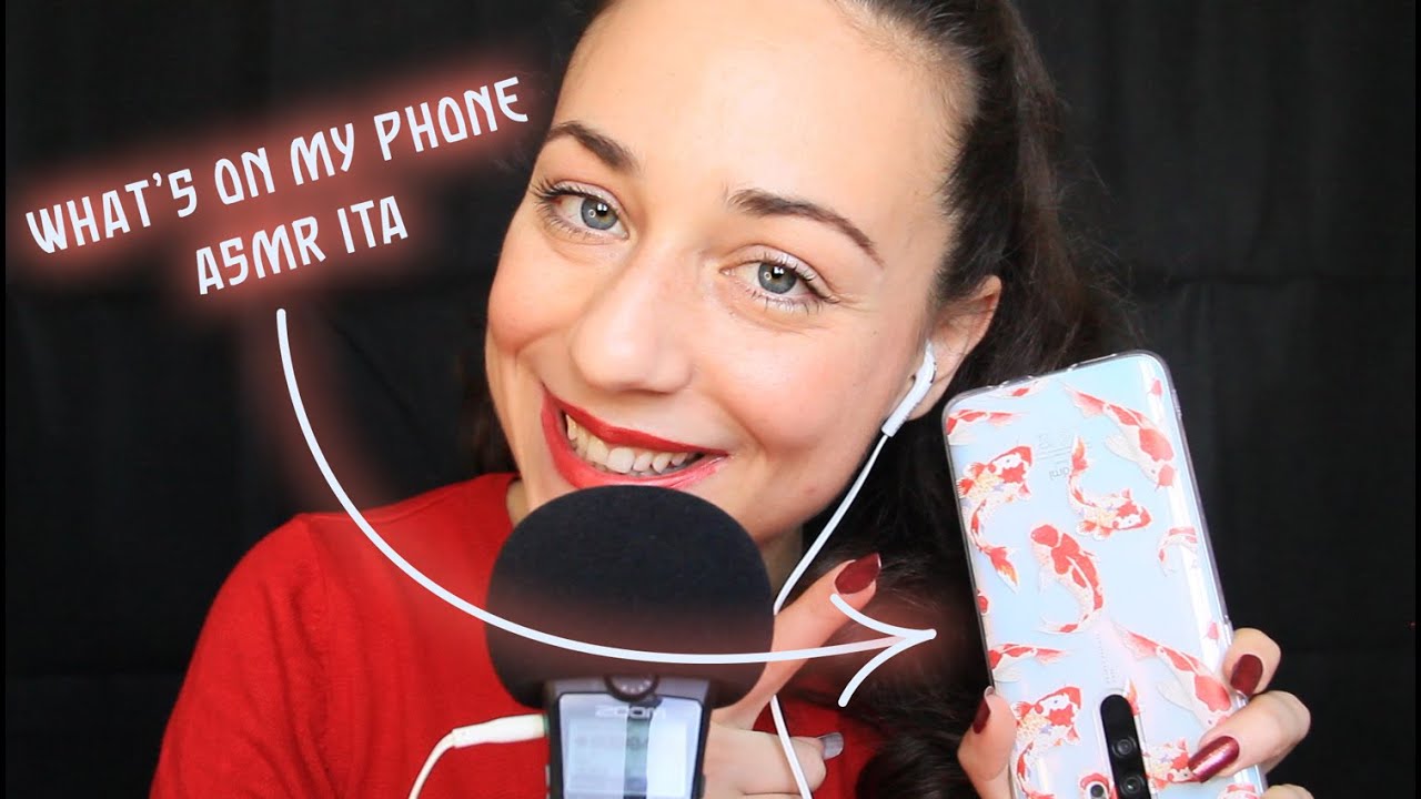 What's on my phone 📱 | ASMR ITA WHISPERING