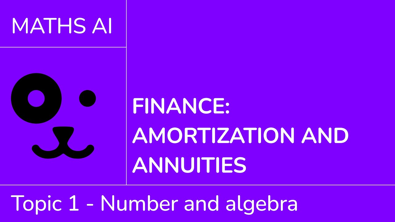 Финансы — амортизация и аннуитеты [IB Maths AI SL/HL]