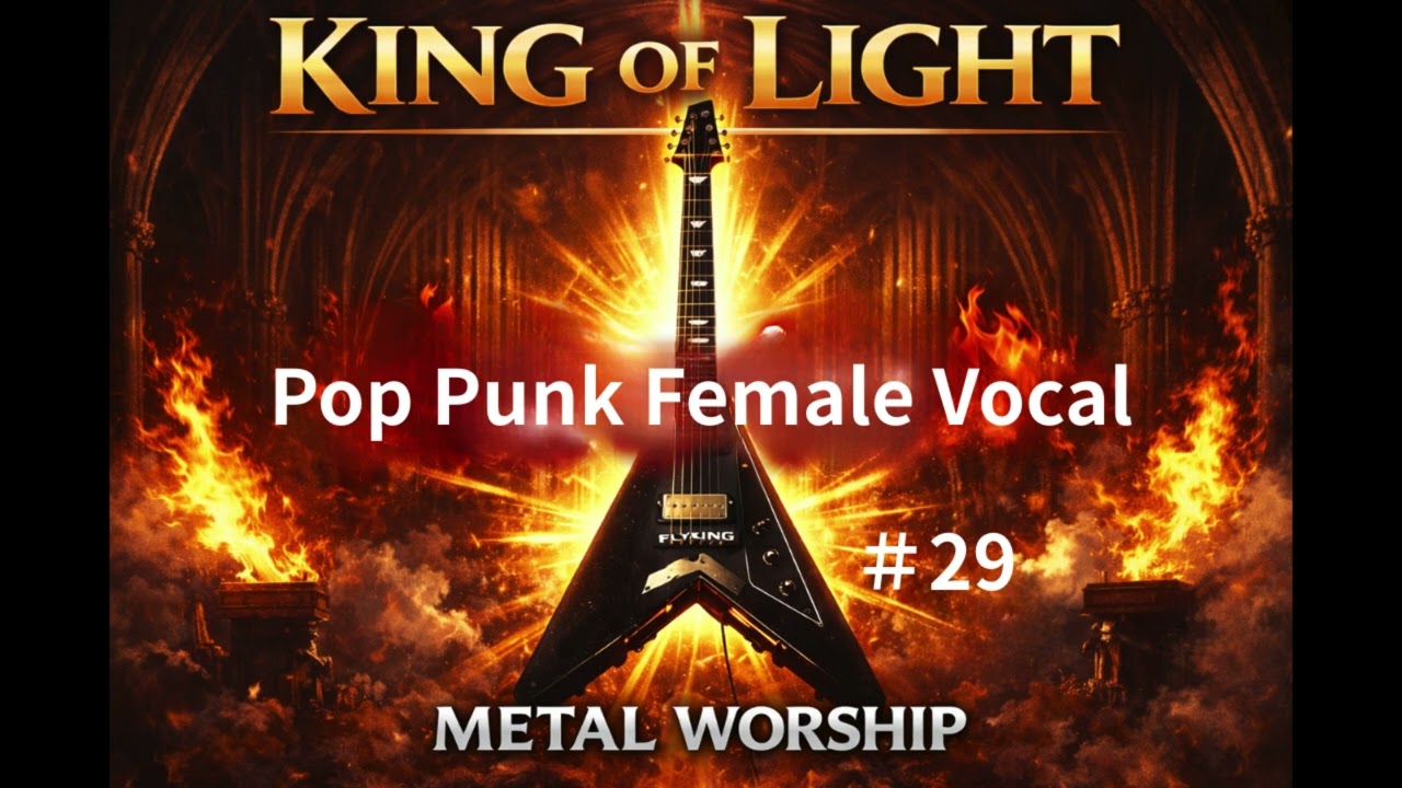 Worship Rock Anthem – Pop Punk Female Vocal × Crying Flying V Guitar | Anthem 29| (With Lyrics)