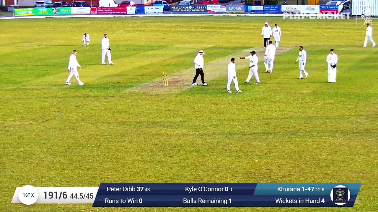 Clitheroe CC 1st XI vs Rochdale CC 1st XI