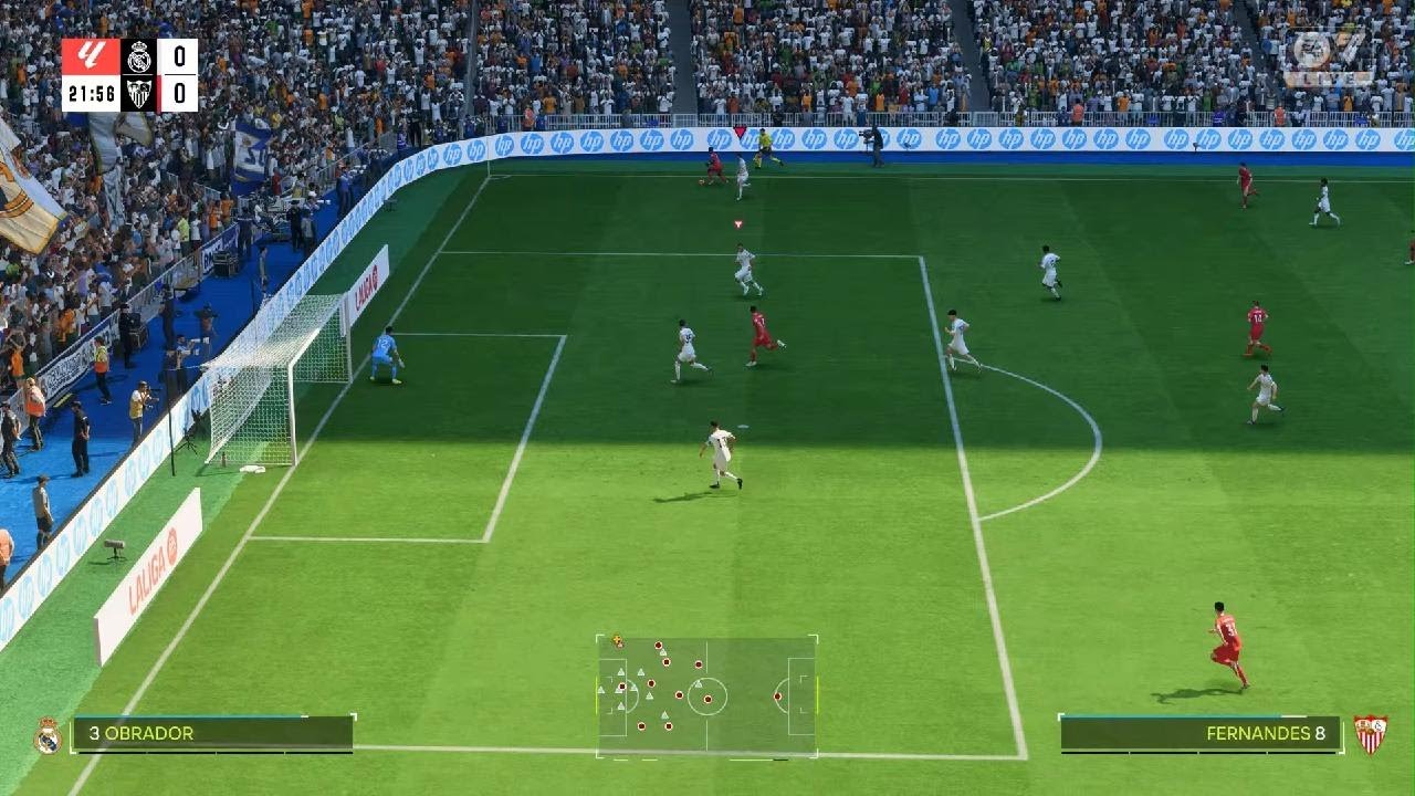 Real Madrid x Sevilla - carreira de manager - EA SPORTS FC 25