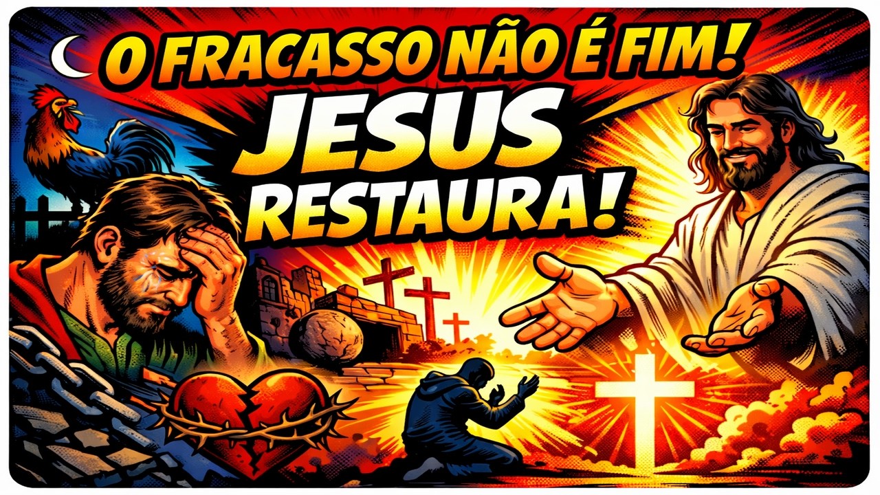 O fracasso não é o fim! Jesus restaura!