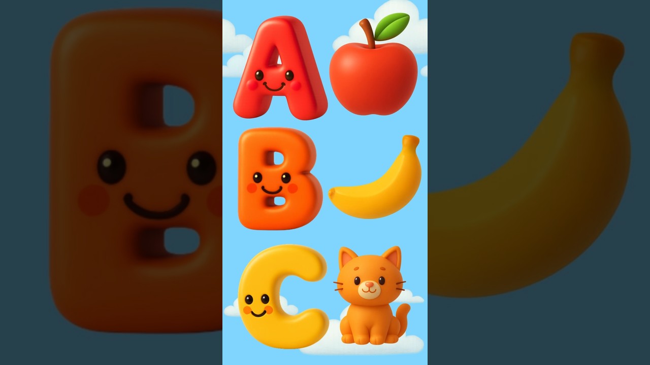 🍎ABC Phonics Song for Kids (A&ndash;H) | Fun Alphabet & Nursery Rhyme