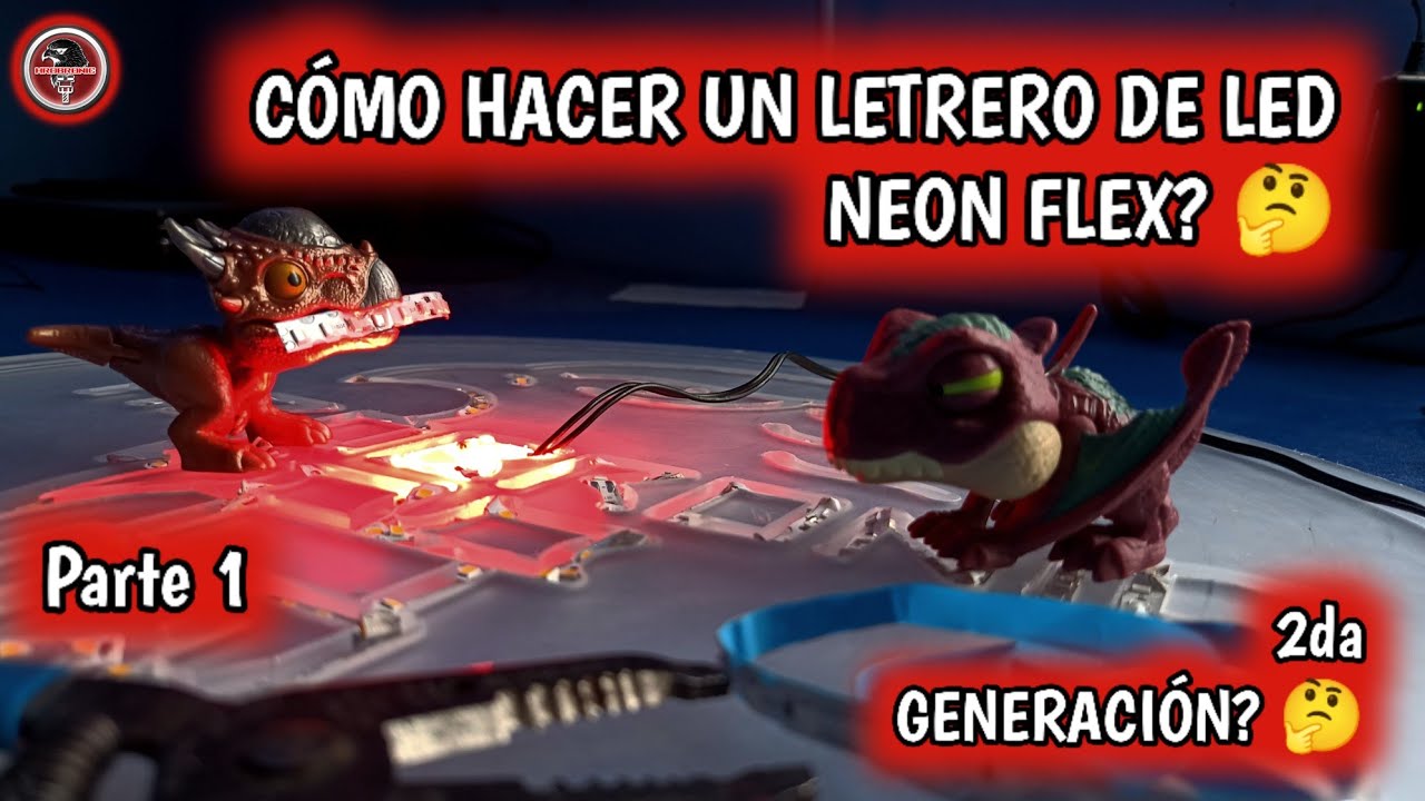 Cómo hacer un letrero de led neón de 2da generación? 😱