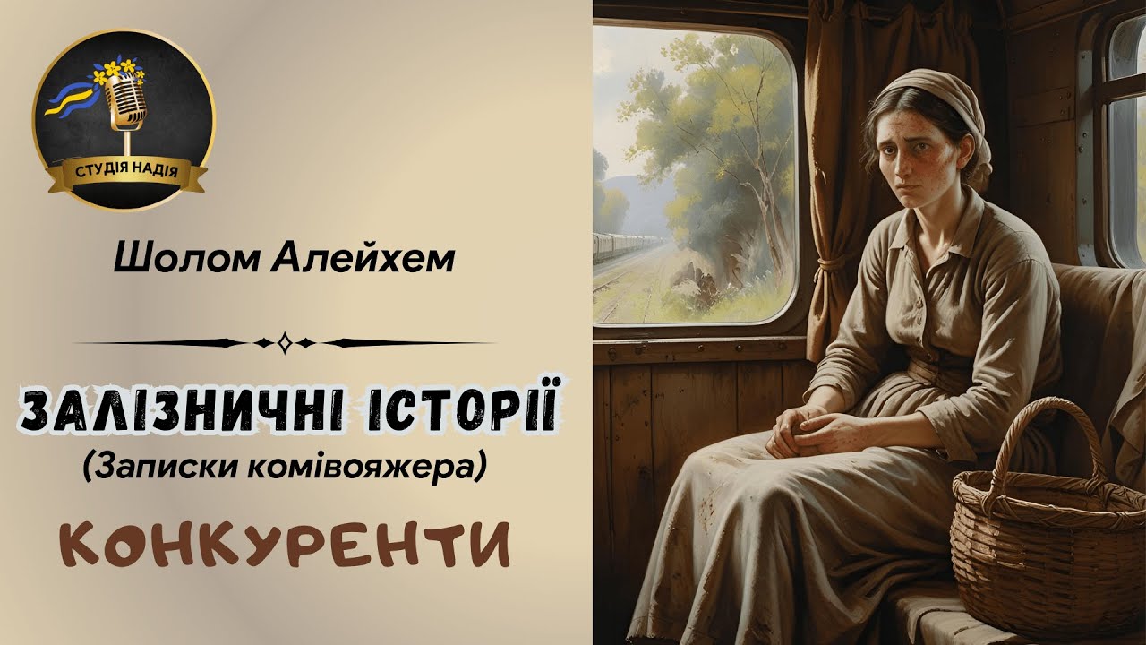 ШОЛОМ АЛЕЙХЕМ - ЗАЛІЗНИЧНІ ІСТОРІЇ - КОНКУРЕНТИ |Читає Надія Приймак #аудіокнигаукраїнською #слухати