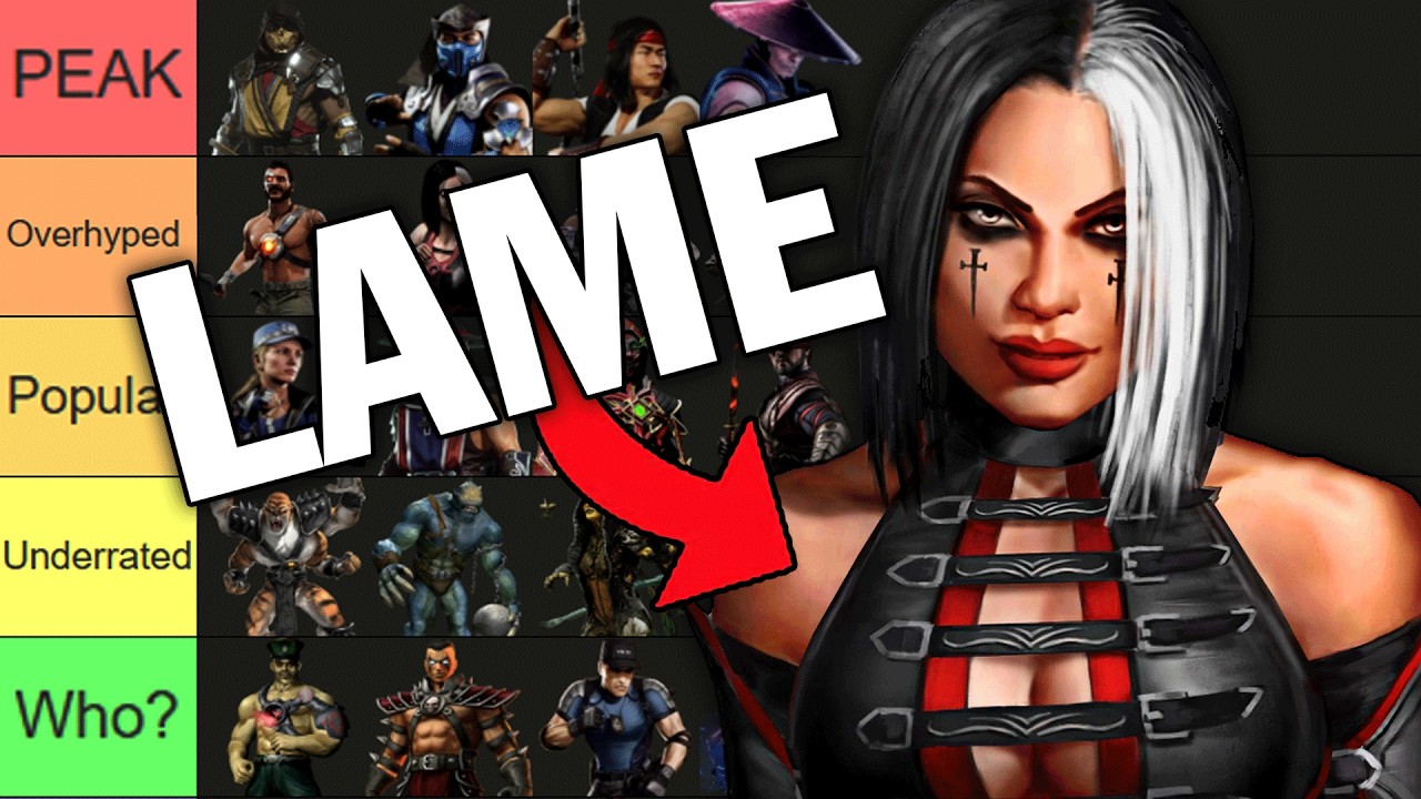 Ranking Mortal Kombat Characters by Popularity!