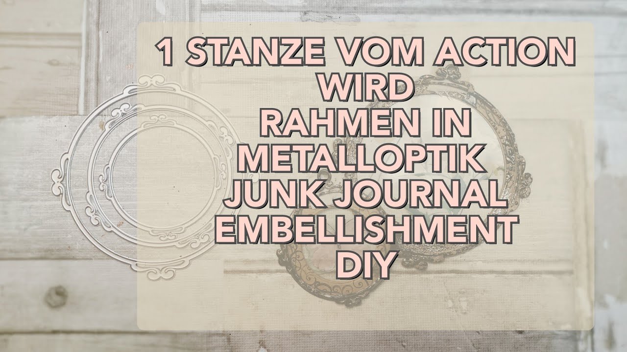 1 STANZENSET VOM ACTION WIRD ZUM WOW EMBELLISHMENT | DIY TUTORIAL | KREATIVSUCHT