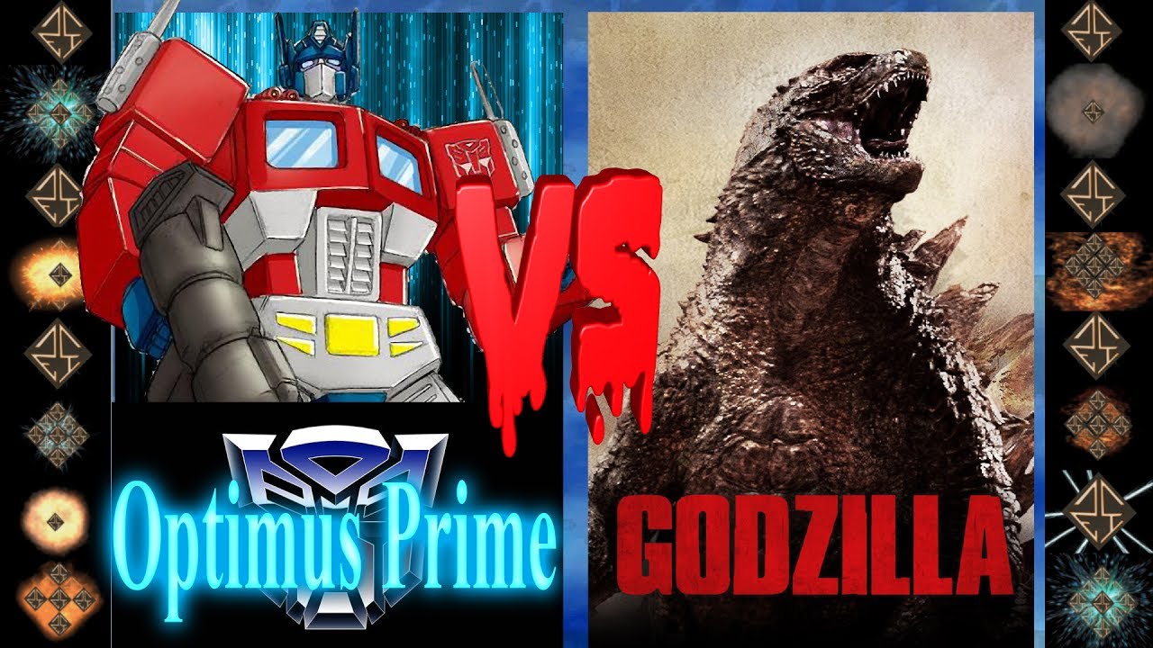Optimus Prime (Transformers) vs Godzilla (Toho) - Ultimate Mugen Fight 2017