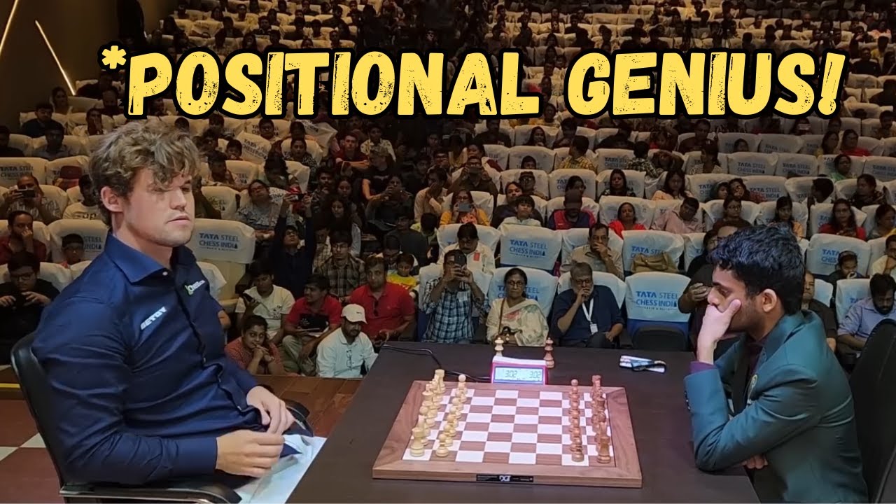 A Pure Positional Masterclass! Magnus Carlsen vs Nihal Sarin