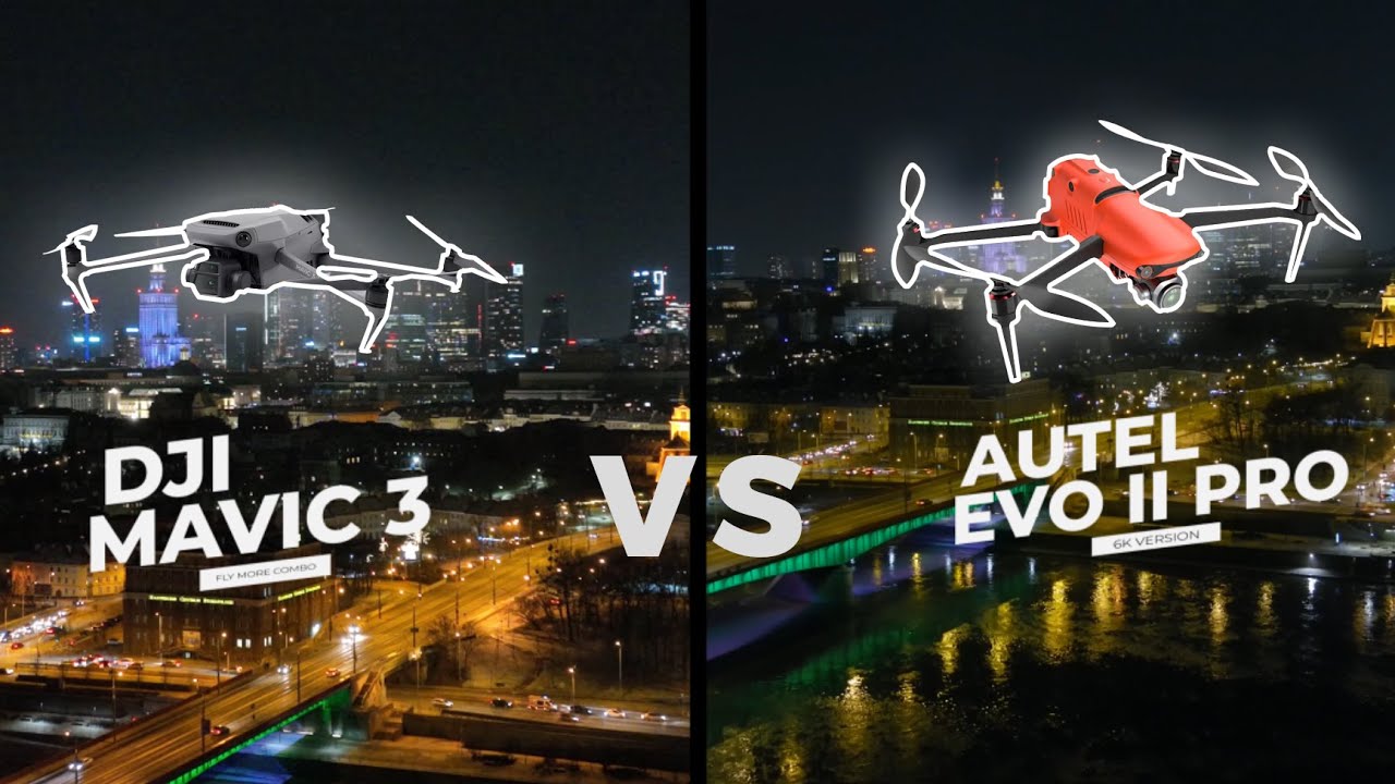 PORÓWNANIE AUTEL EVO II PRO vs DJI MAVIC 3 & DJI MAVIC 3 CINE