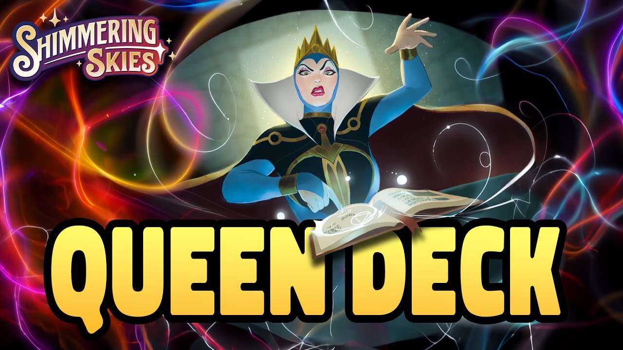 BEST QUEEN DECK 🔵🟡 DISNEY LORCANA THEME DECK GAMEPLAY